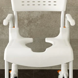 Etac Clean Shower Commode Chair - White - Image 4