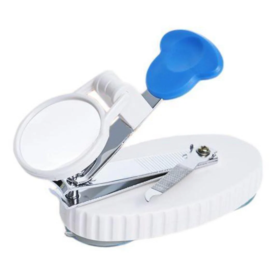 Suction Base Nail Clipper and File with or without magnifier - Image 4