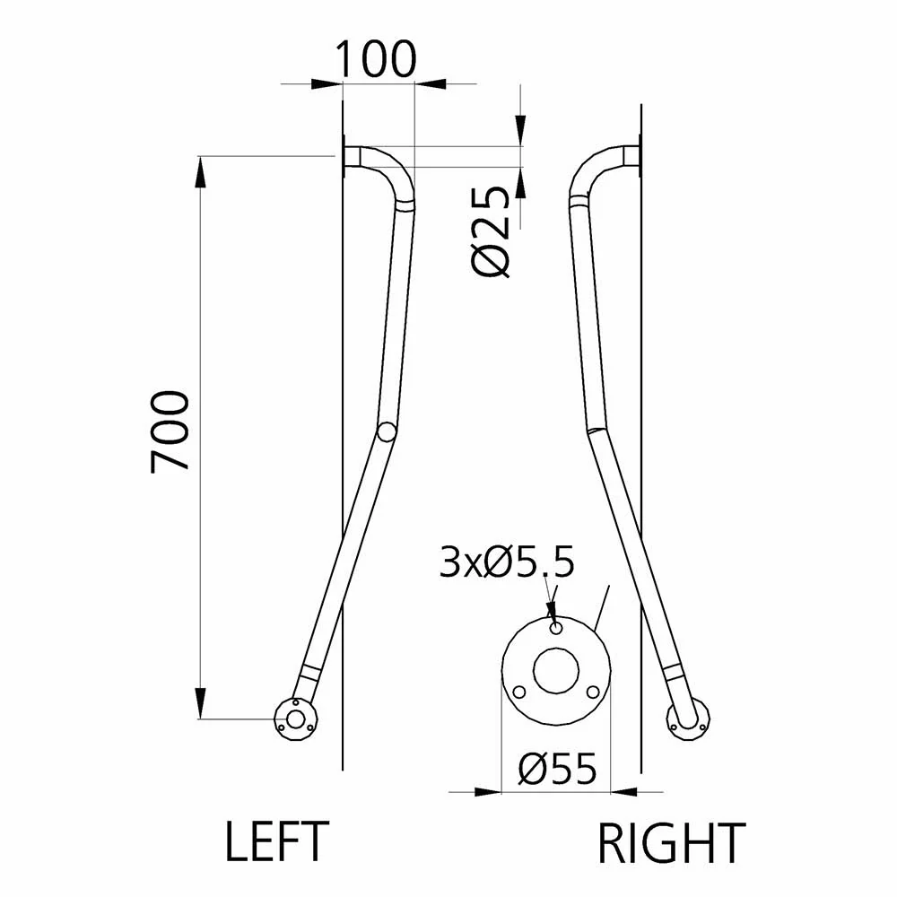 Newel Post Grab Rail - Image 3