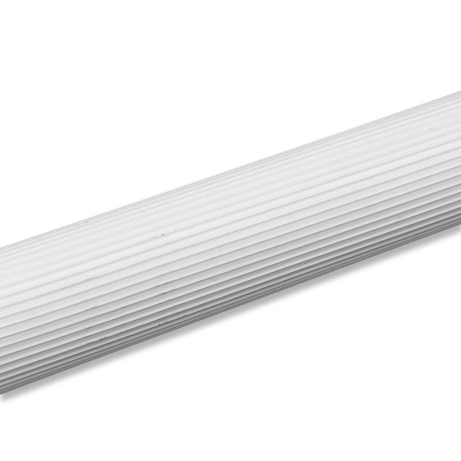 White Fluted Grab Bar - Mobility Straight Wall Bar - 16" (400mm) - Image 5