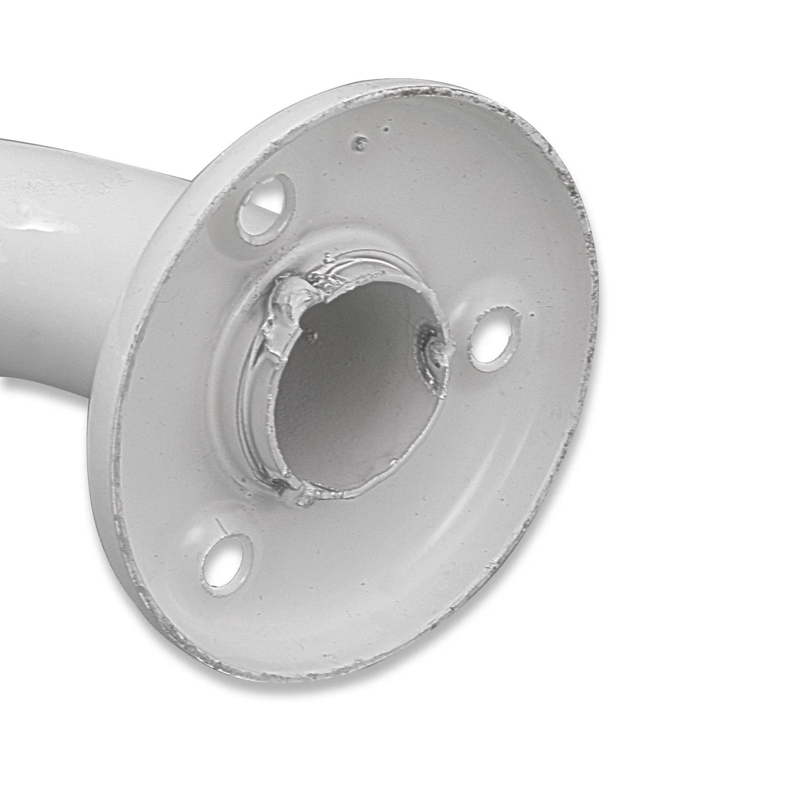 White Fluted Grab Bar - Mobility Straight Wall Bar - 16" (400mm) - Image 7